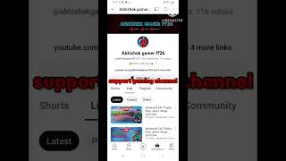 support gaming channel plz guys #viralvideo #supportyoutubechannel @GNABHI