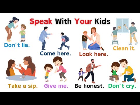 Speak English With Kids | Spoken English for kids | Daily Use English Sentences | Learn English