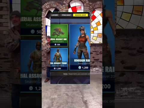 La Renegade Raider POTREBBE tornare stasera nello shop #fortnite #shorts