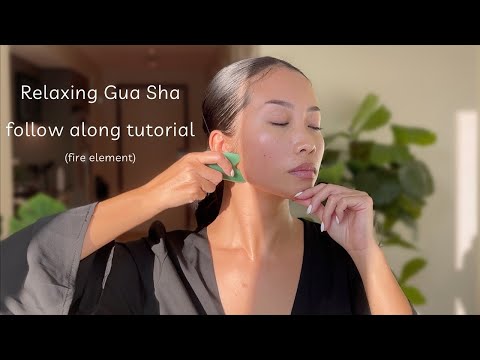 Easy Gua Sha follow along tutorial (very relaxing)