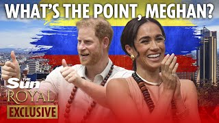 'Yet more self-publicity' Harry & Meghan’s 'baffling' Colombian tour is classic attention-seeking