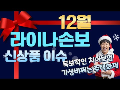 12월 라이나손해보험 신상품이슈!! (독보적인 치아보험 . 가성비쩌는 주택화재)