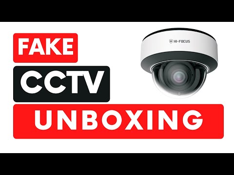 Fake CCTV Camera Unboxing