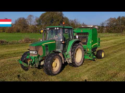 Baling last cut | John Deere 6530 Premium // John Deere 582 | Luxembourg 2024