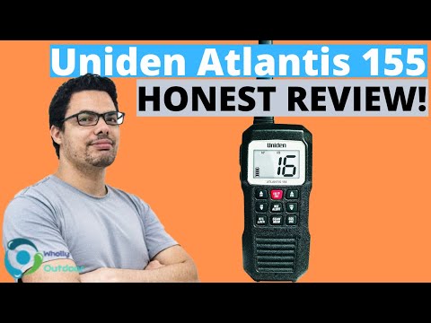 Best Budget Handheld Marine Radio! Uniden Atlantis 155 Honest Review!