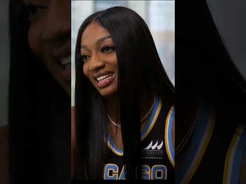 😍 #CHICAGOSKY #ANGELREESE #ESPN Interview! #wnba #wnba2024 #wbb2024 #fs1 #viral #shorts