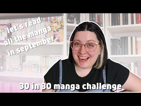 september manga reading challenge to read 30 volumes in 30 days | 30 in 30