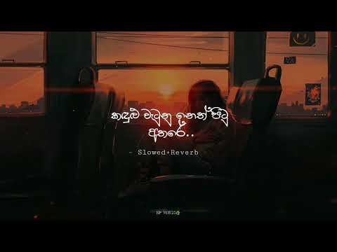 කදුලු වැටුනු නෙත් පිටු අතරේ || Kadulu Watunu Neth Pitu Athare (slowed + reverb)