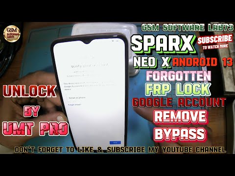 Sparx Neo X FRP Bypass|Sparx Neo X Google Account🔐 |Android 13|Sparx Neo X FRP Remove BY UMT PRO