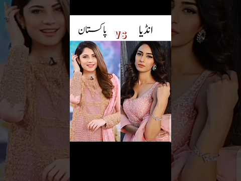 India vs Pakistan #aimankhan #haniaamir #yumnazaidi #ayezakhan #iqraaziz #neelammuneer #hiramani