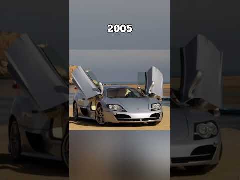 The Evolution of McLaren Car (1992~2022) #shorts