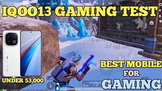 IQOO 13 GAMING TEST😱 BEST MOBILE FOR GAMERS UNDER 53,OOO IN 2025 💥