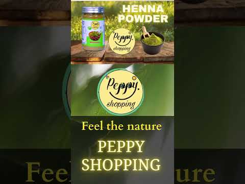 @peppyshopping HENNA POWDER FOR HAIR & MEHANDI #shorts #hennapowder #henna #mehandi #hennahaircolor