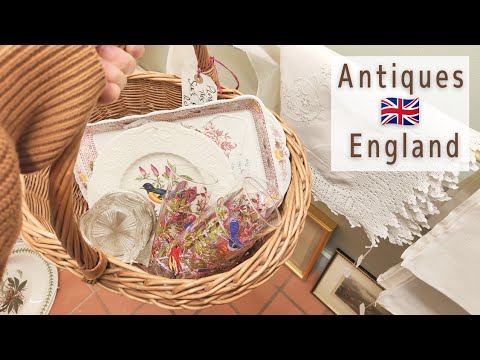 Antique shopping Vlog+Haul│Coltswolds Cirencester England│Day Trip