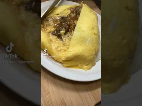 【衝撃】実はマッシュポテトもカレーもオムレツも飲み物らしいよ #shorts  #omelette  #オムライス  #オムレツ