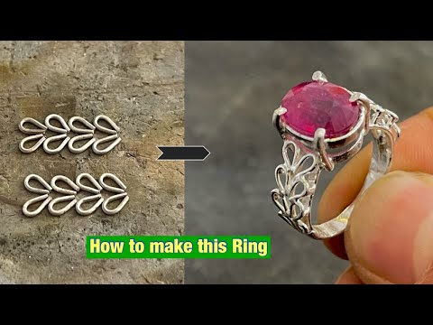 Custom Ring Making with Ruby Stone