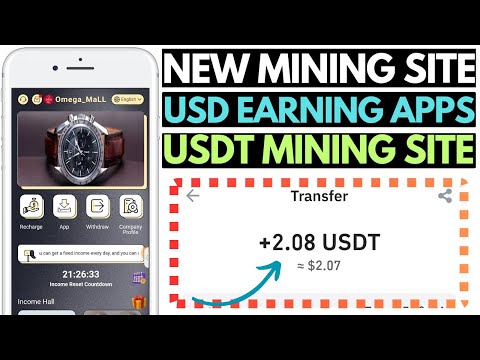 Omega MaLL | New USDT Earning Apps | USDT Mining Website | USDT Investment Website in 2024