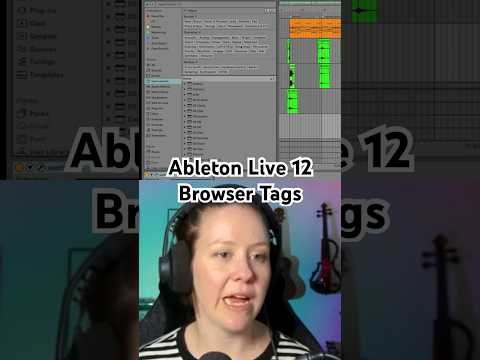 Browser Tags In Ableton Live 12 #ableton #abletonlive12 #abletontips