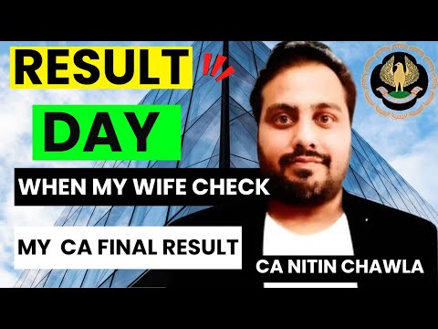 |Result Day When My Wife Check My CA Final Result| My Feeling Become A CA| Real Motivation|