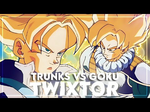 Trunks Vs Goku twixtor clips for edit