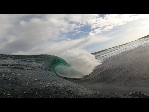 POV RAW CLIPS HEAVY PADDLE OUT INTO HEAVIER CONDITIONS