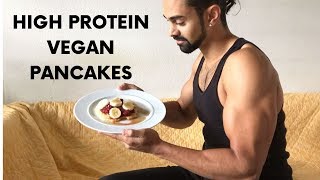 How to make protein vegan pancakes in 4 minutes | Walden Farms Pancake Syrup | Nu3 pancakes