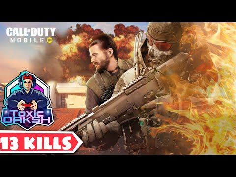 ToxicDAKSH | Duo | 13 Kill | CALL OF DUTY MOBILE | Battle Royale | Victory