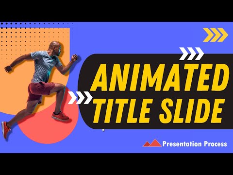 Animated Sporty Title Slide in PowerPoint