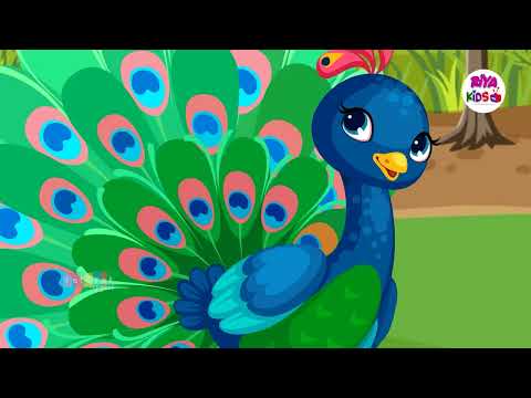 Nach Re Mor Pankh Faila Ke | Rhymes In Hindi | नाच रे मोर | Hindi Nursery Rhyme | Riya Kids TV