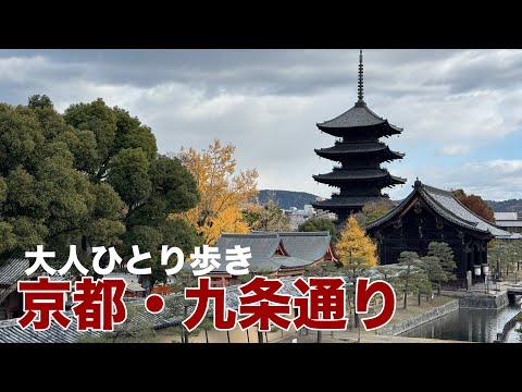 【大人ひとり歩き】京都の九条通りを西から東の端まで歩いたら…