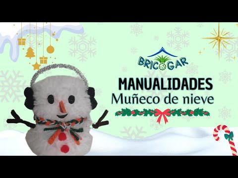 ¡Sorprende a todos con tu muñeco de nieve hecho a mano!.