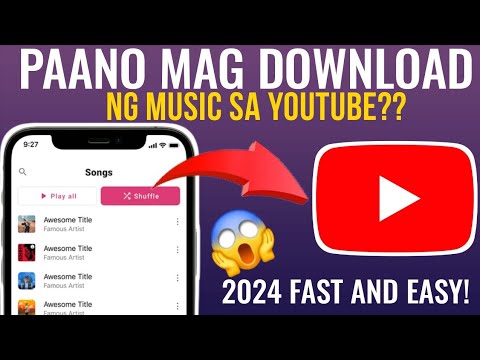 PAANO MAG DOWNLOAD NG MUSIC SA YOUTUBE 2024?? #youtube #youtubemusic #downloadmusicfree #music