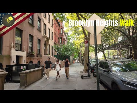 NYC - Experience Brooklyn Heights Like a Local: 4K Walking Exploration