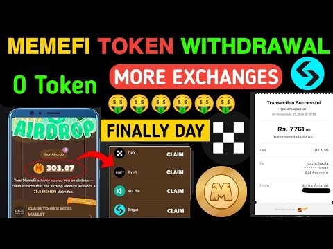 Final Day / Memefi Token Withdrawal New Process In Bybit & Bitget | Memefi New Update and Coin Price