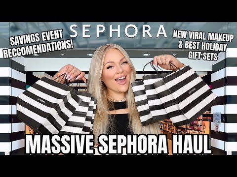 HUGE Sephora Haul 2023🤩 *NEW* Makeup, Holiday Gift Sets & more! Savings Event Haul & Recommendations