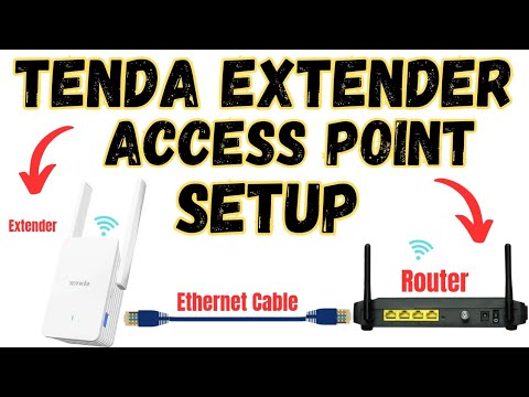 Setup Tenda WiFi Extender In Access Point Mode | Works For All Tenda Extender Models A33, A23, A15 |