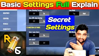 Raider Six Basic Settings Full Explain | How to Enable Pick And Fire In Raider Six | Raider Six Tips