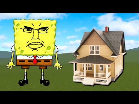 SPONGEBOB NPC IS TERRIFYING! 😱 - Garry's mod Sandbox