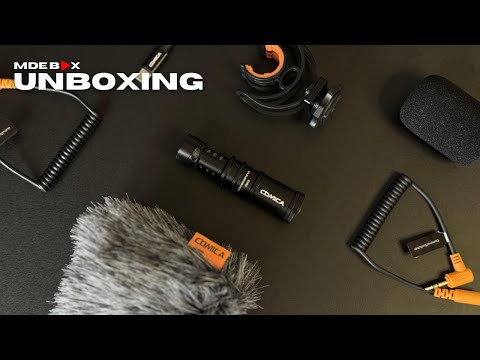 COMICA VM10 MINI CARDIOID SHOTGUN MICROPHONE | UNBOXING | ASMR |