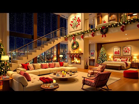 Cozy Holiday Jazz 🎄 Luxury Tokyo Apartment & Christmas Jazz Music ❄ Perfect for Relaxing Ambience