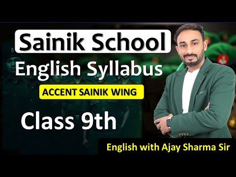 Sainik School English Syllabus Class 9