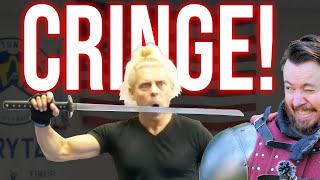 Ultimate sword CRING! - Real swordsmen react to sword FAILS