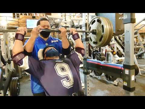 バーベルショルダープレス180kg