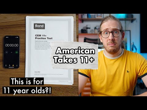 American Takes British 11+ Grammar School Exam!