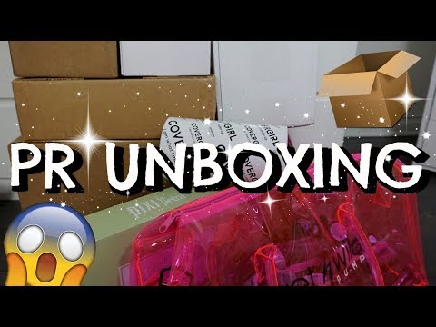 Pr Unboxing Haul Ft Buxom,Covergirl,TheBalm & More!!!!