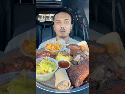 Is this the BEST ETHIOPIAN BBQ in TEXAS?😳 #shorts #texas