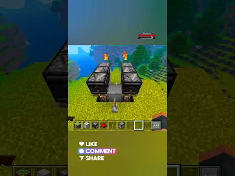 Minecraft fire charge launcher tutorial.#minecraft #minecraftshorts #minecrafttutorial #shorts