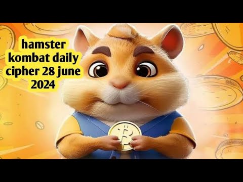 28 June | Hamster kombat daily cipher code #hamsterkombat #ciphercodes #hamsters