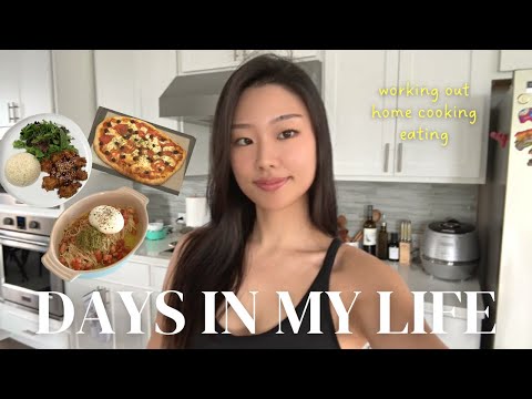 3 Days of workout, cooking, and eating at home | realistic diet vlog