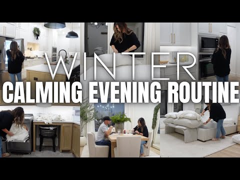 *NEW* CALMING WINTER EVENING ROUTINE | CHRISTMAS RELAXING EVENING ROUTINE | 2024 EVENING ROUTINE